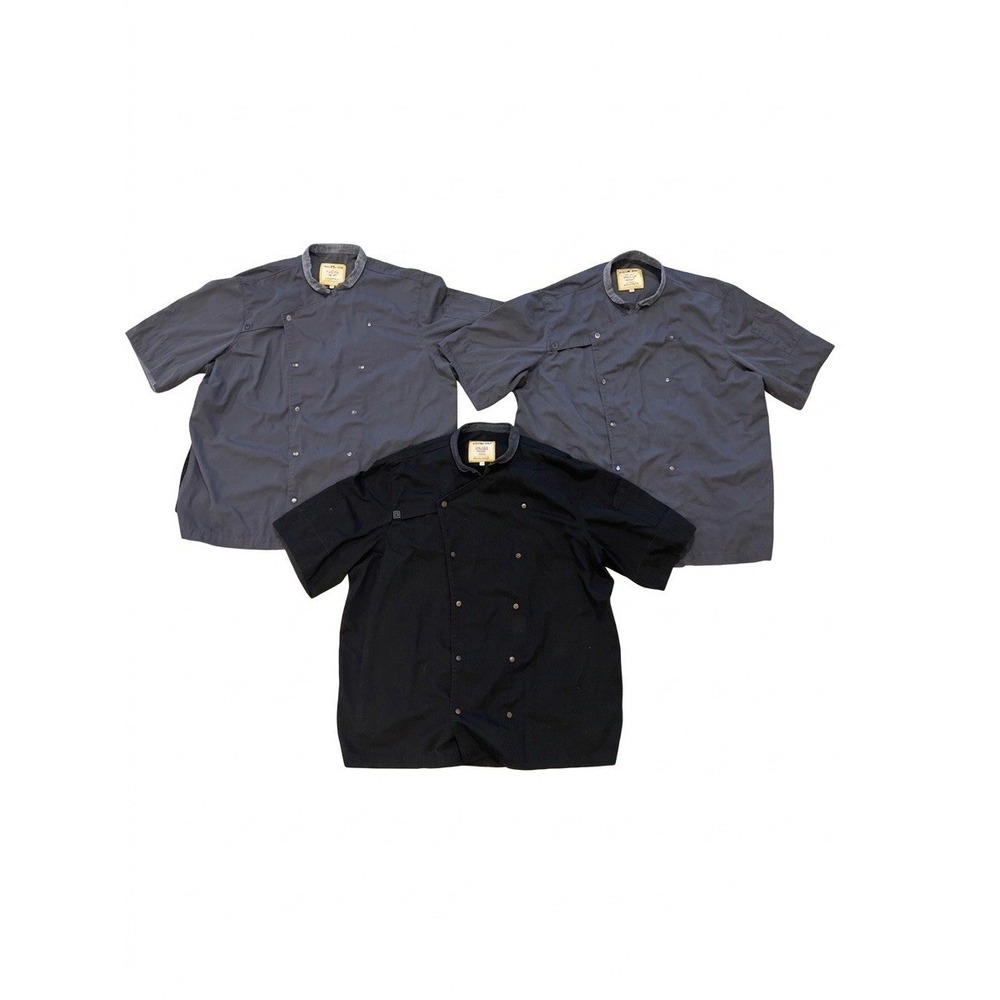 Hedley & Bennett Shirt Multicolor Sz 3X Essential Chef Kitchen Utility LOT OF 3